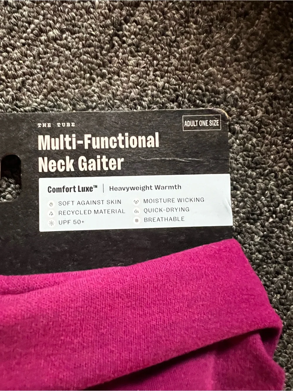 Turtle Fur Multi-Functional Neck Gaiter - Magenta